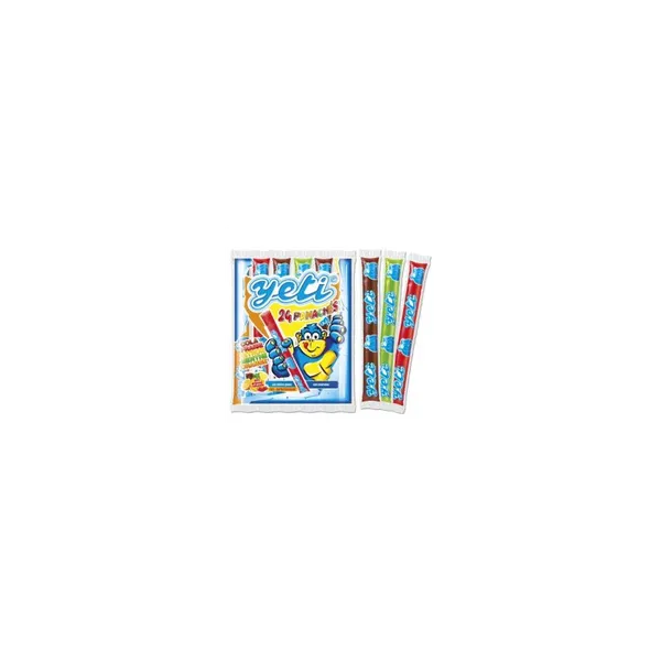 Yetigel glace 24 tubes panachés 1,2l