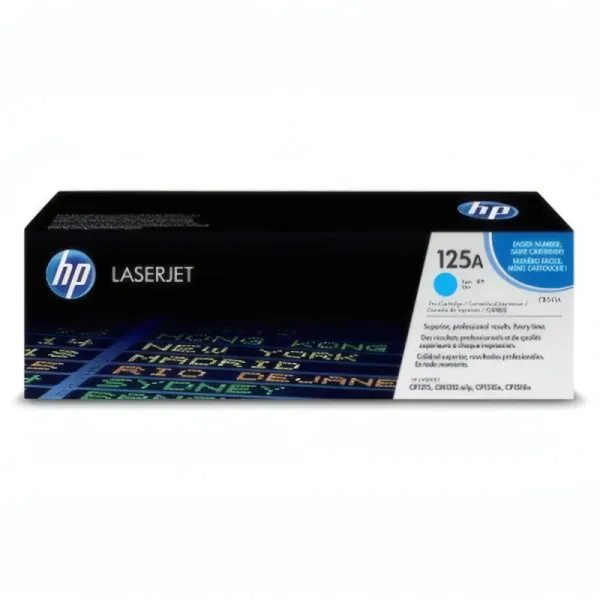 Toner Original HP 125A Cyan - Impression jusqu'à 1400 pages