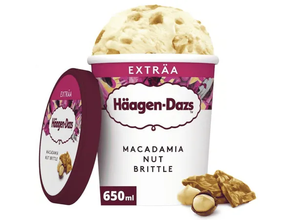 HAAGEN DAZS - Macadamia Nut Brittle 650ML