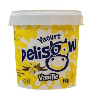DELISOOW - Yaourt à la vanille - 1KG