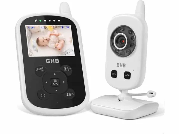 GHB - Moniteur Vidéo Bébé avec Vision Nocturne