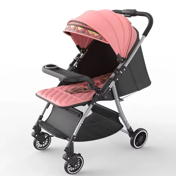 Poussette Pour Bébé De 0 à 3 Ans, Légère Et Pliante-tsv