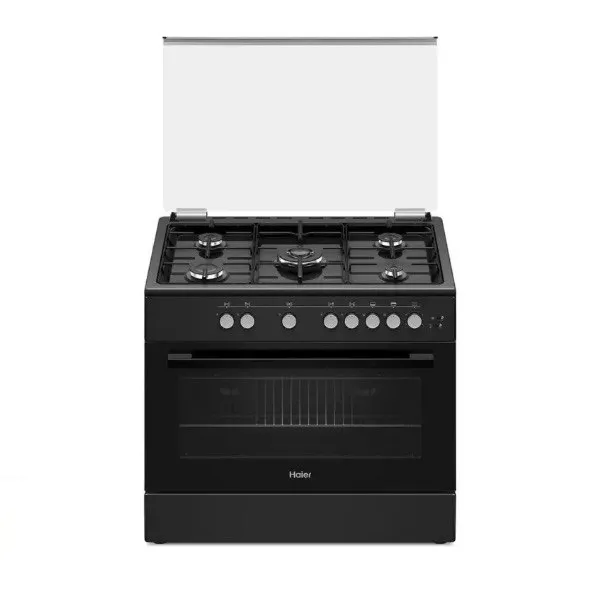 Cuisiniere Haier 5FEUX 90X60 Gris Noir HCR6050EGSB