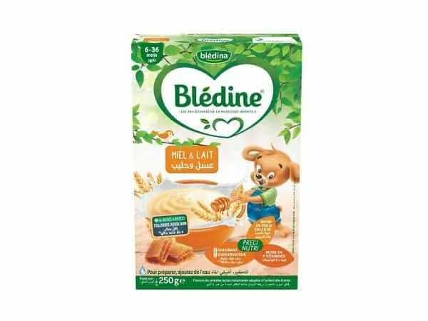 BLEDINA - Blédine Céréales Lactées Miel et Lait - 250g