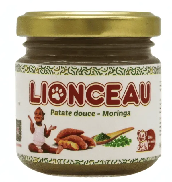 LIONCEAU - Compote saveur patate douce - moringa