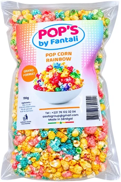 Popcorn Rainbow Fantali 190 g