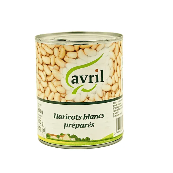 AVRIL - Haricots blancs préparés - 400g