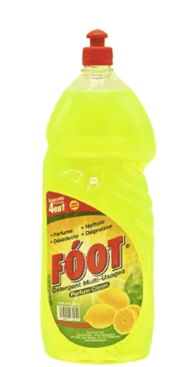 FOOT - Détergent multi usage jaune - 1,5L