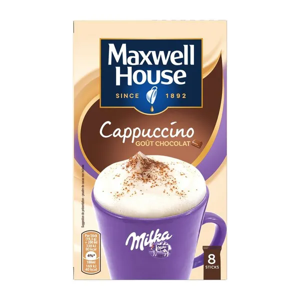 MAXWELL HOUSE CAPPUCCINO MILKA