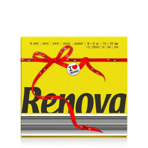 RENOVA SERVIETTE TAB JAUNEX70