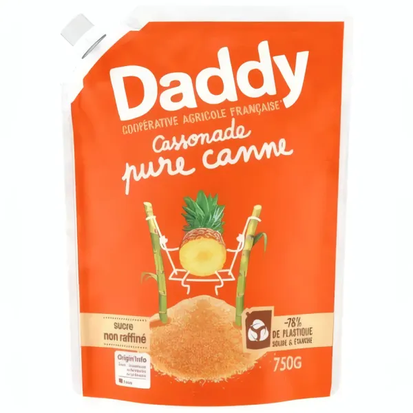 Daddy – Sucre Cassonade Pure Canne – 750 g
