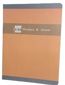 Cahier musique et chant, 50 pages