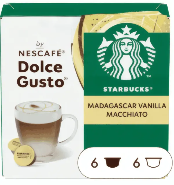 NESCAFÉ DOLCE GUSTO - Starbucks madagascar vanilla machiato - 6 capsules