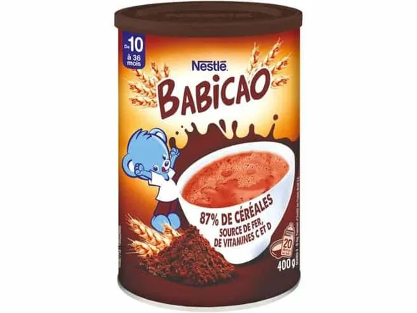NESTLÉ -  Babicao - Céréales au cacao pour bébé dès 10 mois - 400g