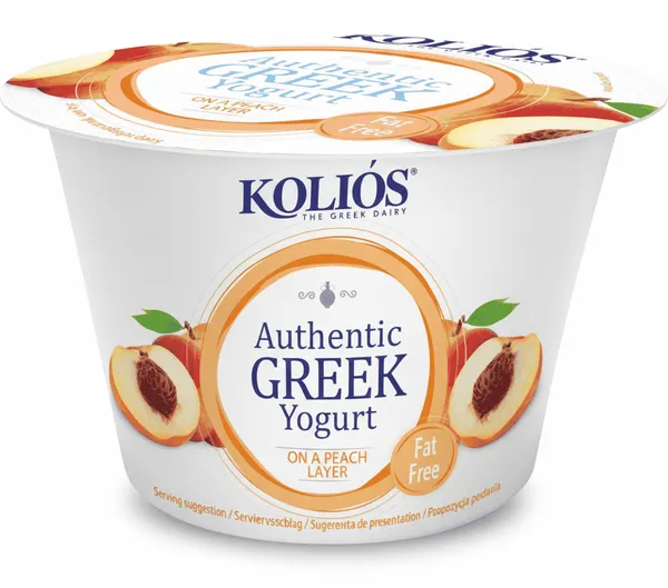 KOLIOS - Yaourt grec à la pêche - 150 g
