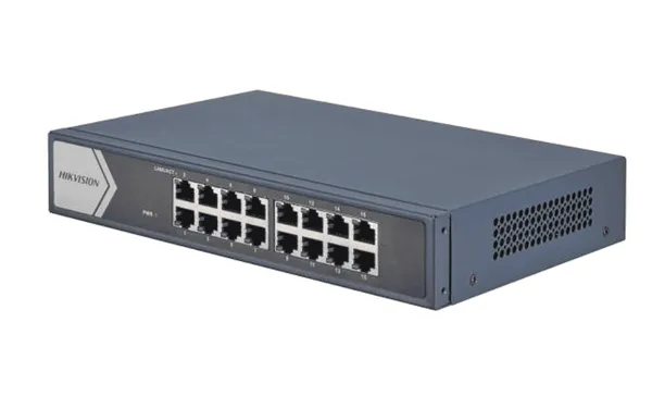 SWITCH HIKVISION DS-3E0516-E(C)  16 PORTS GIGABIT 10/1000 - LAN ( RJ45 )