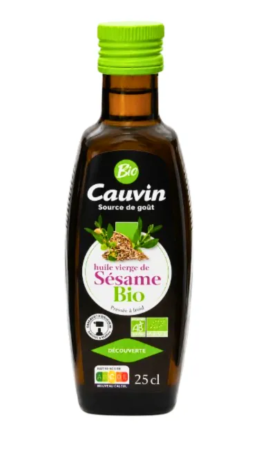 Huile de sésame bio Cauvin 25 cl