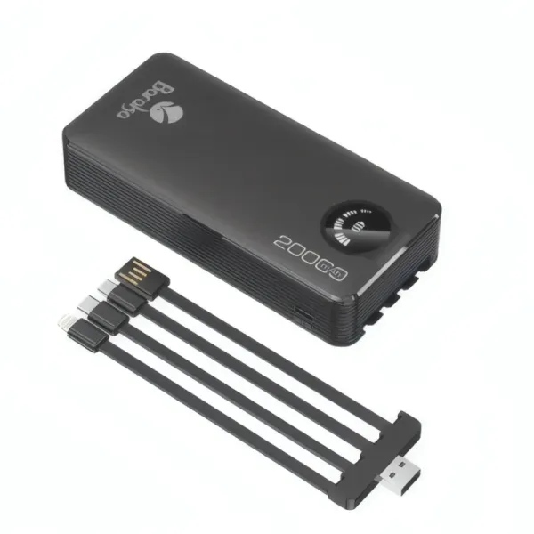 Power Bank Baraka BRK-PB33 20000mAh avec Câbles USB