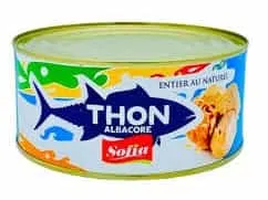 SOFIA - Thon Entier Naturel - 800G