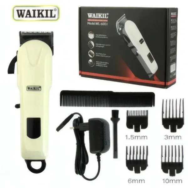 Tondeuse Électrique Professionnelle WAIKIL WL-6001 avec Affichage LED