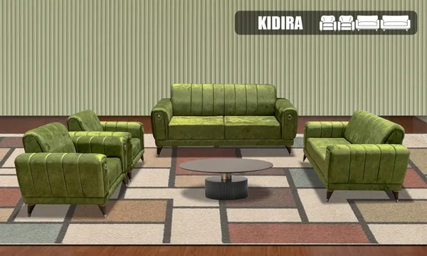 Salon Canapé 7 places Couleur Au Choix Kidira Cosmo
