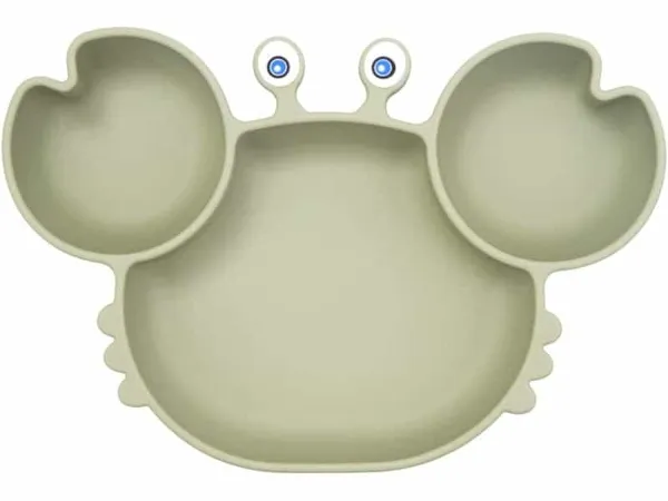 Assiette Bébé en Silicone – Forme Ludique & Antidérapante