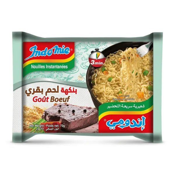 Nouilles boeuf Indomie 70 g