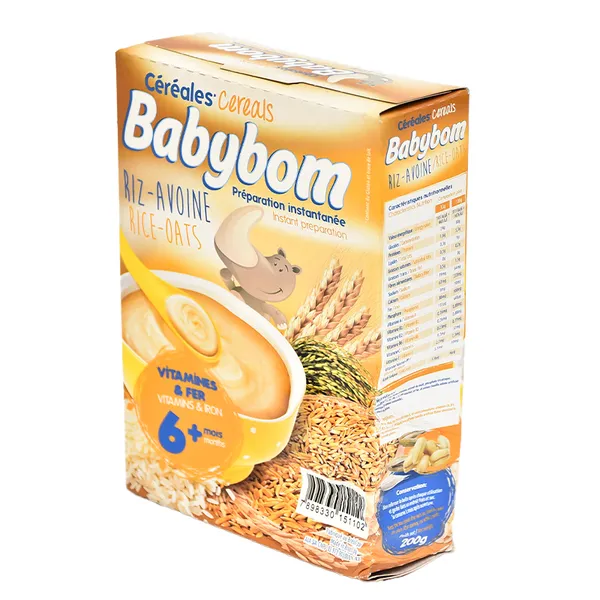 Babybom céréales riz & avoine 200g