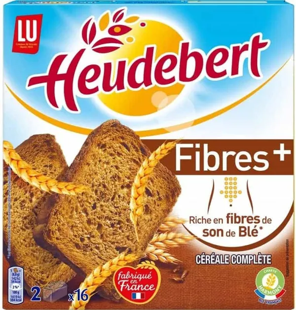 LU HEUDEBERT - Heudebert Biscotte Fibre Plus 280G