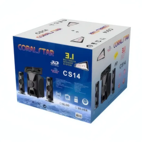 Enceinte Bluetooth CORALSTAR CS14 3.1 HIFI Multimedia