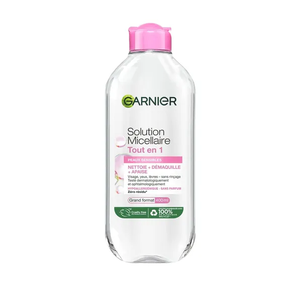 Eau Micellaire Tout-en-1 Peaux Sensibles – Garnier