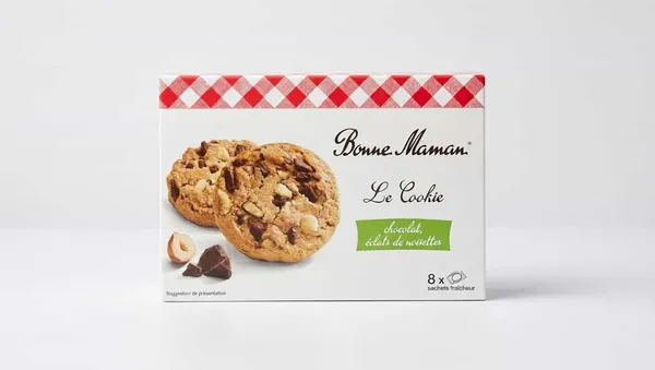 Bonne Maman – Le Cookie Chocolat & Éclats de Noisettes - 8 sachets