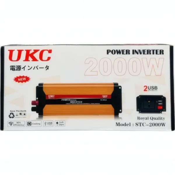 Onduleur Solaire UKC STC-2000W - 2000W DC à AC
