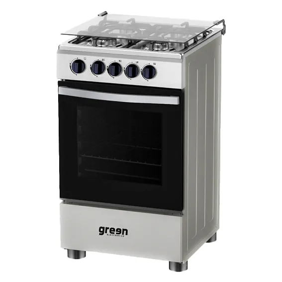 Cuisiniere Green 4 feux 50X50 à Gaz Gris GN50G