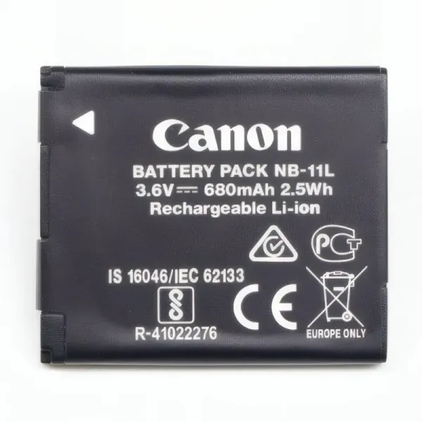 Batterie Lithium-Ion Canon NB-11L Rechargeable