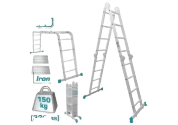 Échelle Multi-Usage en Aluminium avec Plateformes (4×4)
