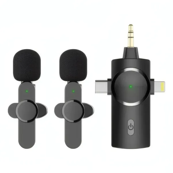 Micro Cravate Sans Fil AP031-2-3IN1 pour Interviews