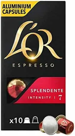 L'OR-Espresso Splendente intensité 7 ,10 capsules-52g