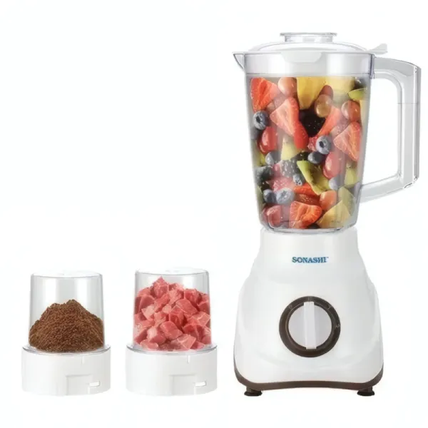 Mixeur Juice 3-en-1 Sonashi SB-195 - 1.5L 600W