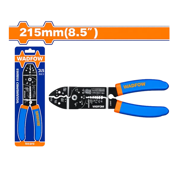 Pince à dénuder et à sertir multifonction WADFOW 215 mm (8,5")