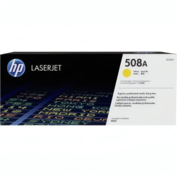 Toner HP 508A Jaune Original (5000 pages)