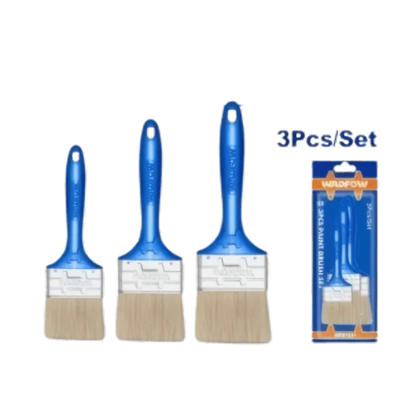 Jeu de 3 Pinceaux pour Peinture à l'Huile (1", 2", 3")