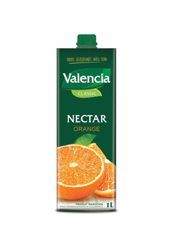 VALENCIA - Nectar Orange Natural Fruit Juice - 1L