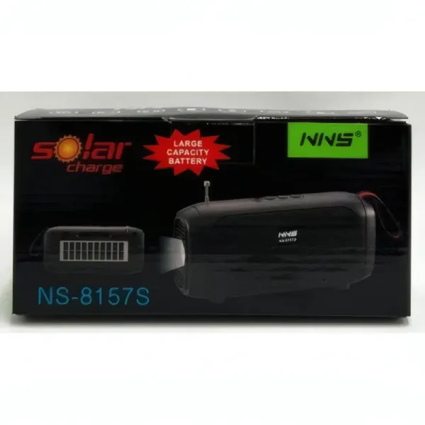 Haut-Parleur Portable Solaire NNS NS-8157S avec Radio FM