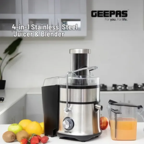 Mixeur et Extracteur de Jus 4 en 1 GEEPAS GSB5451 - 800W