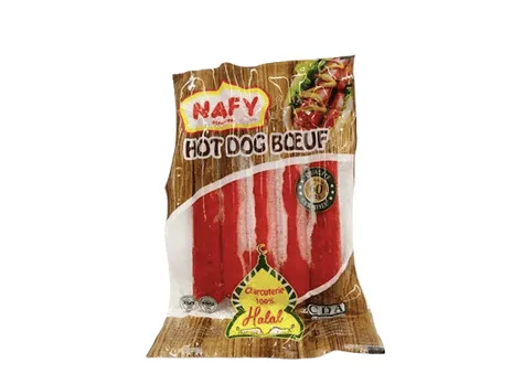 CDA NAFY - Saucisses de boeuf pour hot dog - 5pcs 200G