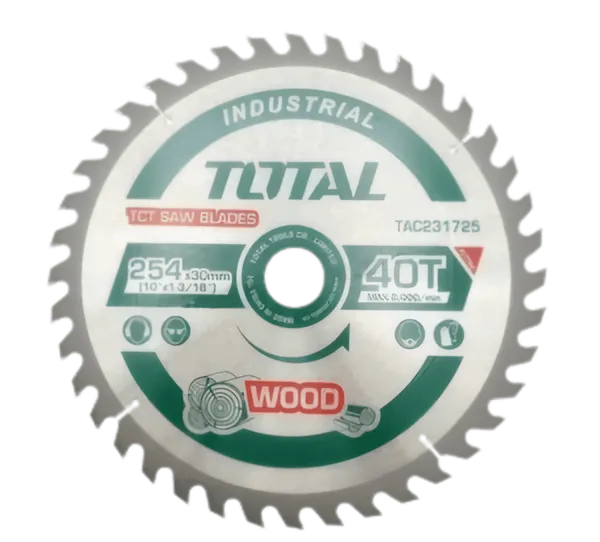 Lame de Scie Circulaire 10" TOTAL - 40 Dents