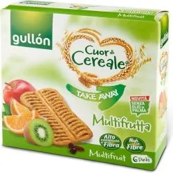Biscuits Take Away coeur de maïs multifruit Gullón x6 packs
