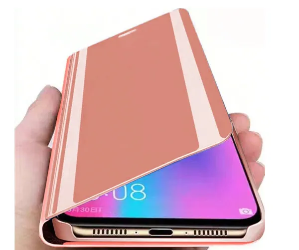Coque de téléphone miroir luxe à rabat – Compatible Galaxy A56 5G ARGENTE