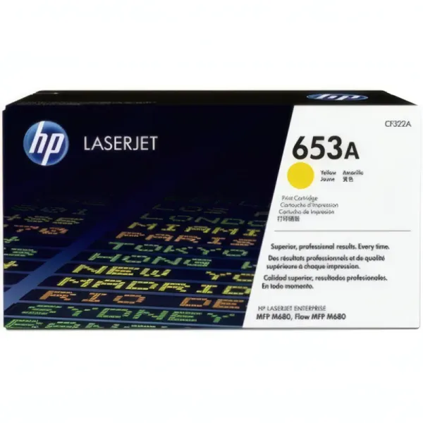 Toner HP 653A Jaune Original - 16500 Pages